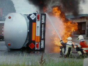 KASAG Tankfahrzeug AG – Schulung an einem unserer Simulationsanhänger